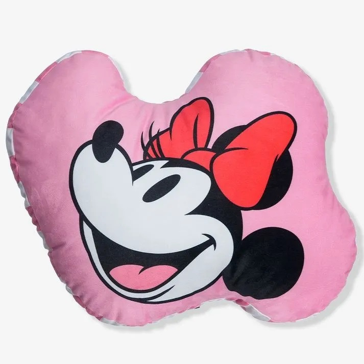ALMOFADA FORMATO MINNIE MOUSE DISNEY OFICIAL DECORAÇÃO