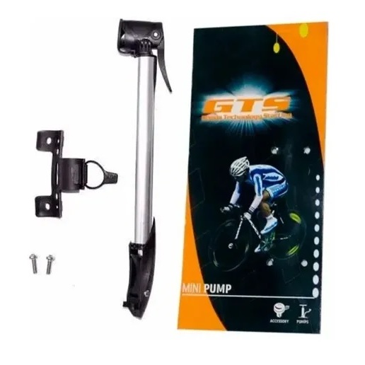 Bomba de Bicicleta Alumínio Bico Fino e Grosso GTS Resistente Pneu Bike Aro 26 29