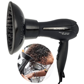 Difusor Definidor De Cachos Bico Para Secador Cabelos Mondial Power Shine Black Ion Sc-13 em Oferta na Shopee