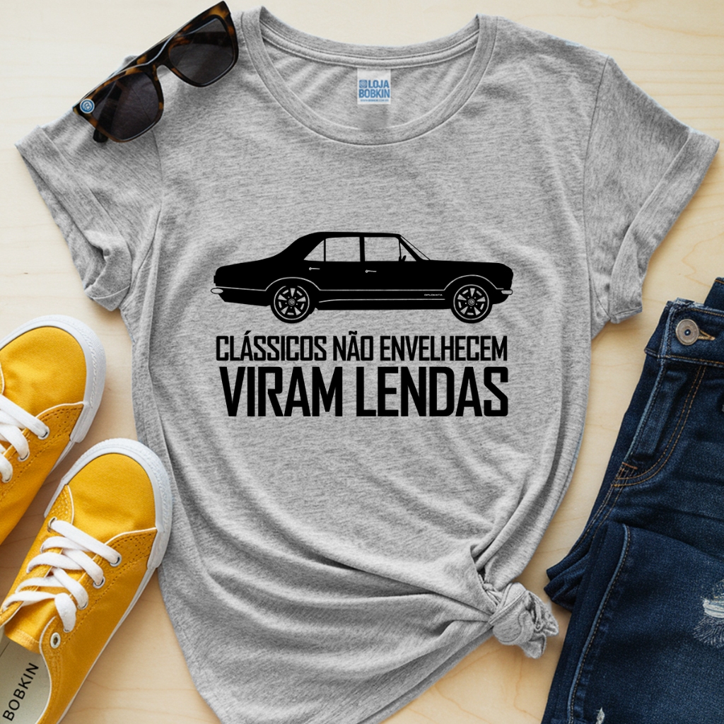 Camiseta Feminina Opala Diplomata 4 Portas Carro Classico