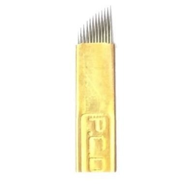 Lâmina Para Microblading Tebori 12 Hard 0,25mm