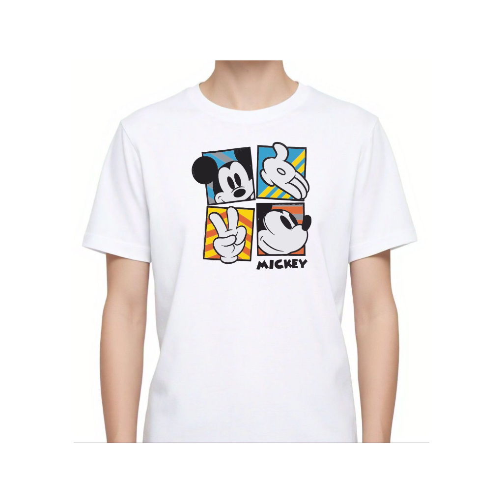 Camiseta blusa Feminina e Masculina de Algodão Mikey Confortável JOSTY