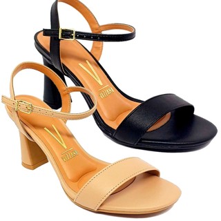 Sandalia Feminina Taça Salto Quadrado Vizzano 6517100 em Oferta na Shopee