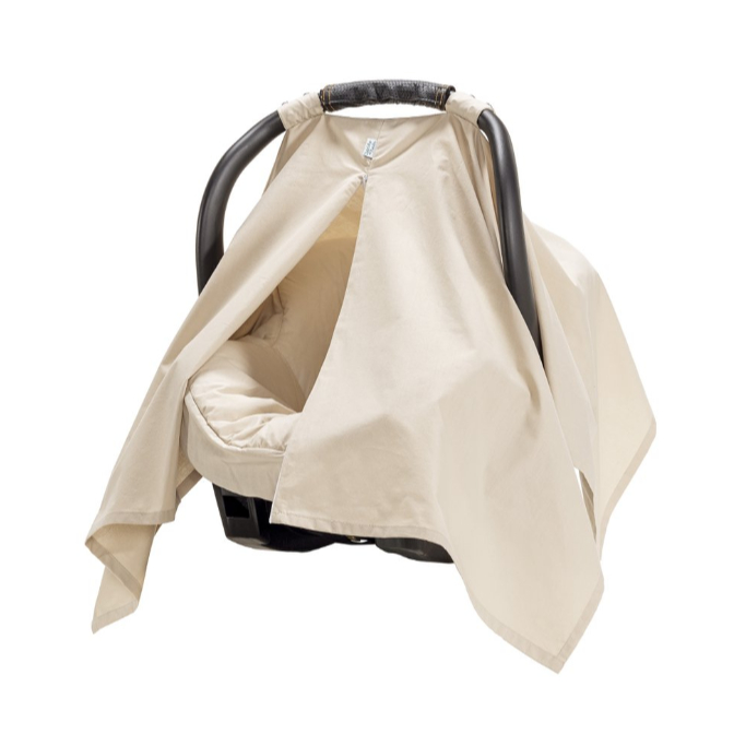 Capa P/ Cobrir Bebê Conforto Respiravel 100% Algodão - 01 Peça