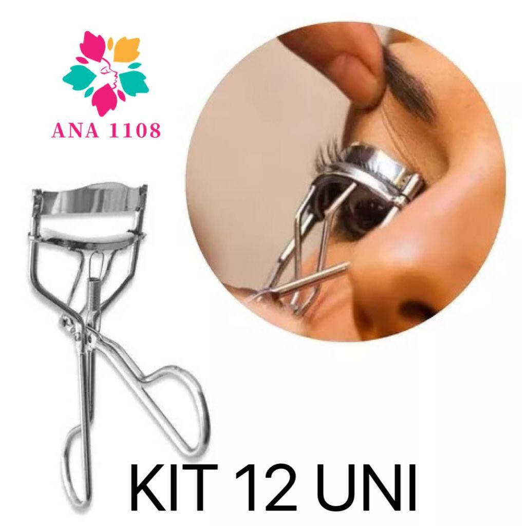 ANA1108 KIT 12 UNI Curvex Curvador De Cílios Em Metal Alta Qualidade em Oferta na Shopee