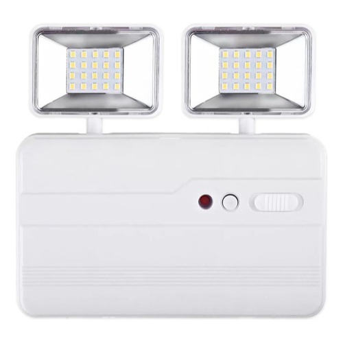 Kit 60 Luminária de Emergência LED Blumenau Iluminação 2 Faróis 2200 Lúmens Bivolt
