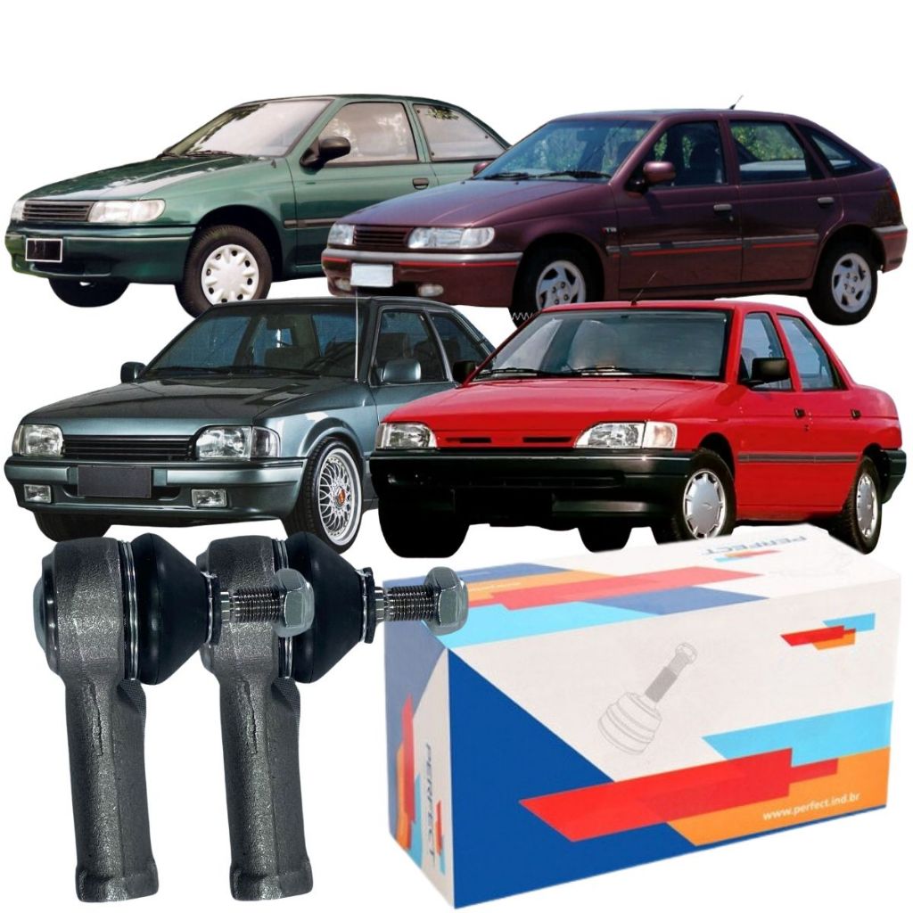 Par Terminal Direção Perfect Vw E Ford Escort Verona Logus em Oferta na Shopee