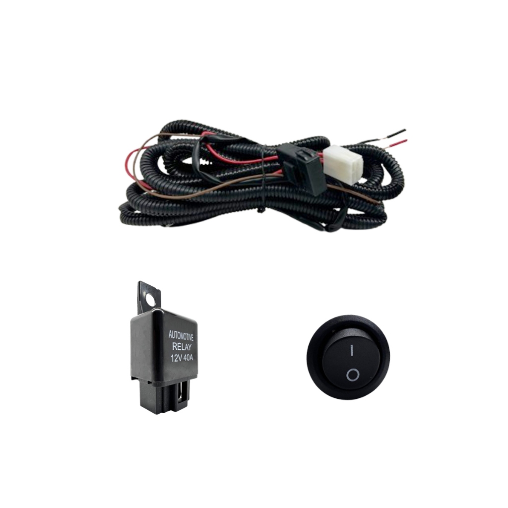 Chicote Universal Milha Auxiliar Rele Fusivel com Botao em Oferta na Shopee