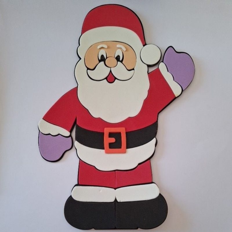 Papai Noel Em EVA 28x20cm