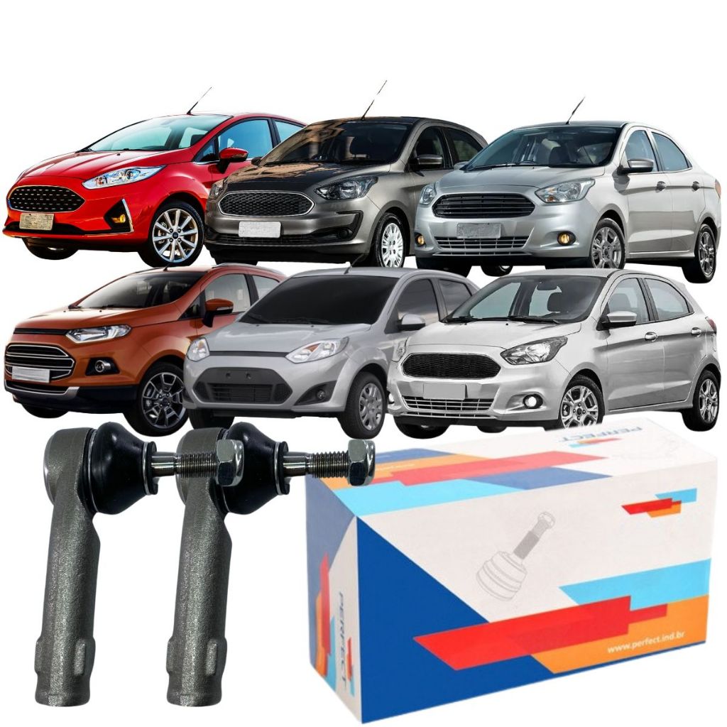 Par Terminal Direção Perfect Ford Ka Ecosport Fiesta Sedan em Oferta na Shopee