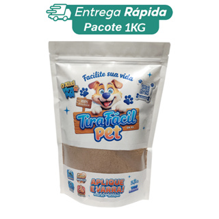 Pó Higiênico P/Cães Gatos Tira Fácil 1KG - Seca Absorve Cocô Xixi Vômito em Seg - Aroma Citronela em Oferta na Shopee