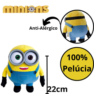 Pelúcia Minions Meu Malvado Favorito 22cm  Brinquedo Infantil Alta Qualidade Musical Envio Imediato em Oferta na Shopee
