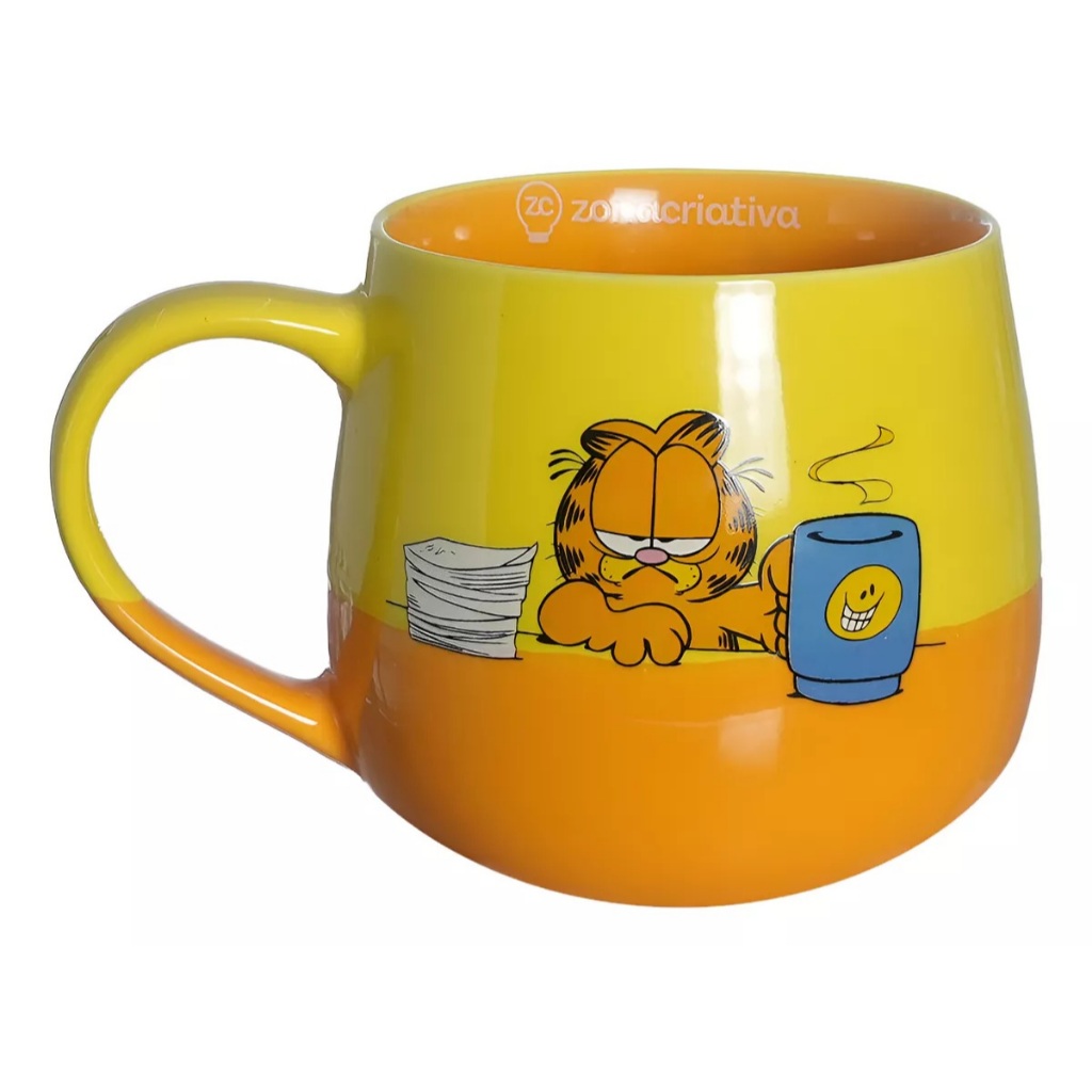 Caneca Garfield 400ml Maggie Presente Zona Criativa em Oferta na Shopee
