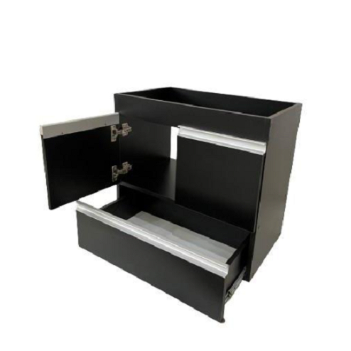 Gabinete  Armário Para Banheiro  Pia Lavanderia Gabinete Banheiro 75cm com Gaveta Envio Montado