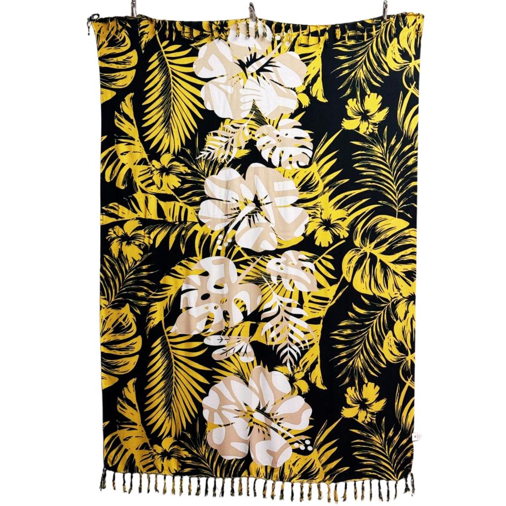 Canga Praia Estilo Farmmy Floral Central Viscose Estampas Verão Brazil 2025