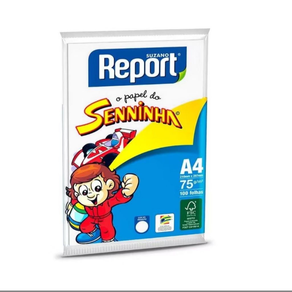 Folha A4 Reporter Branca (suzano) Tam: 21 X 29 de 100 Folhas Suzano Arpepel — R$ 13,99 em Shopee