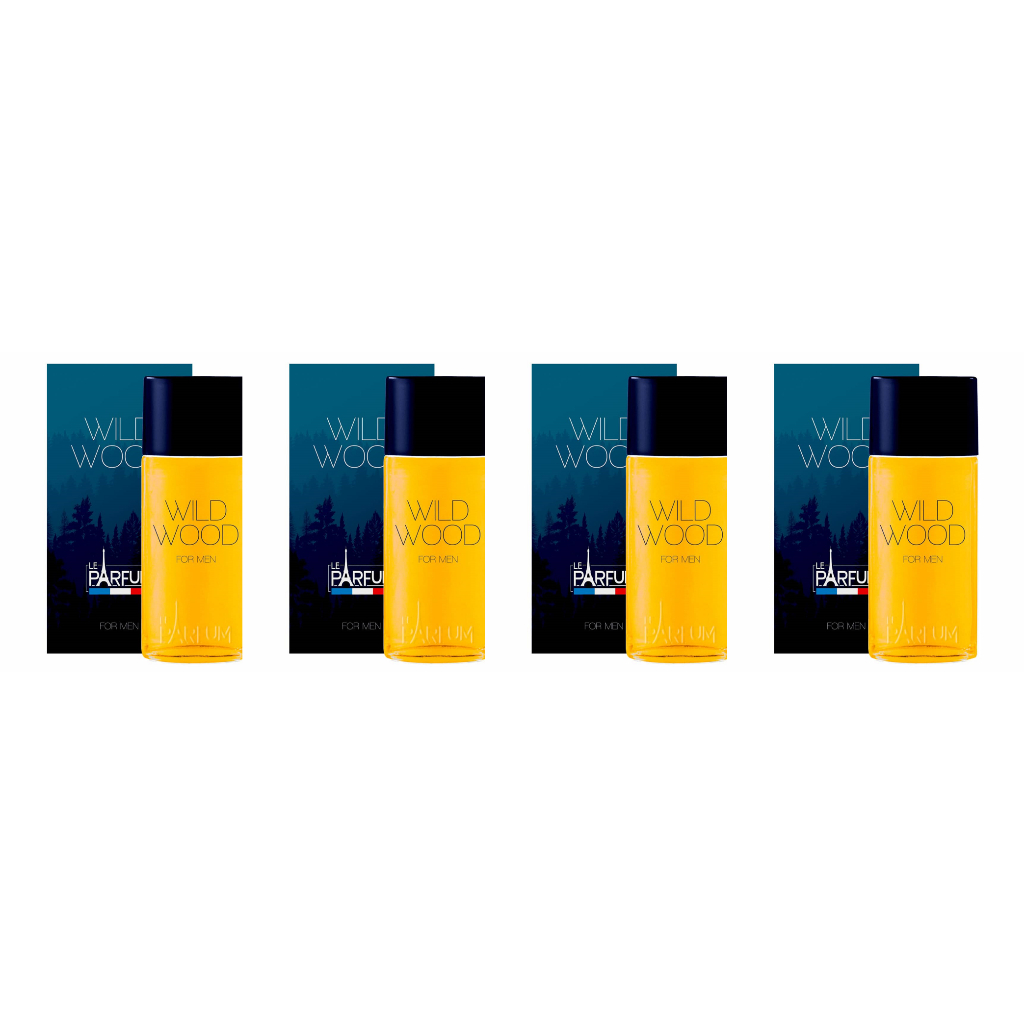 Kit com 4 perfumes wild wood 75 ml - Le Parfum
