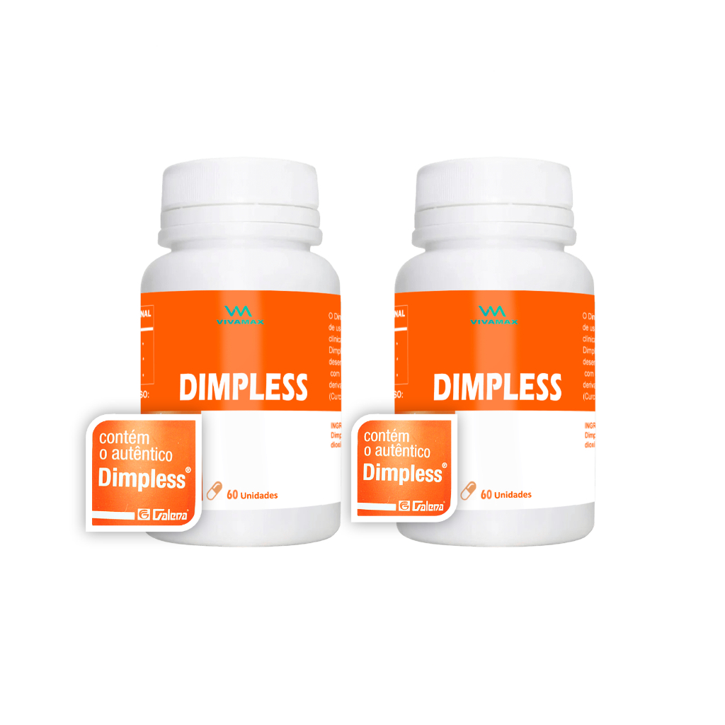 Kit 2 Potes Suplemento Dimples® Autentico Galena 60 Unidades em Oferta na Shopee