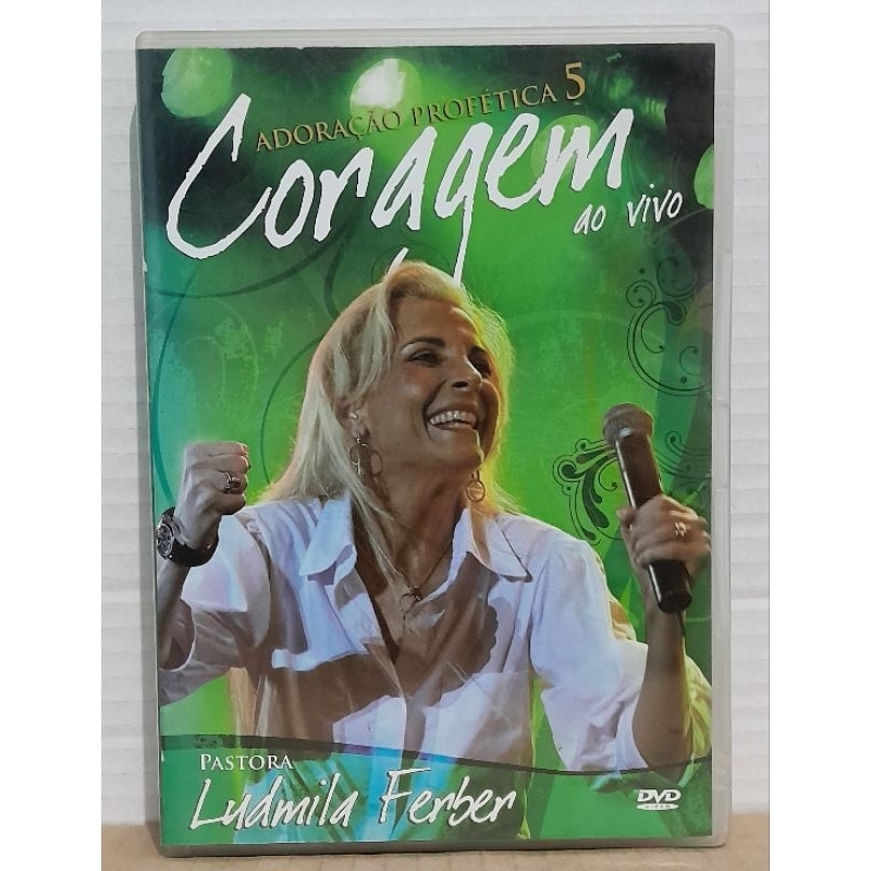 Dvd Pastora Ludmila Ferber - Adoração Profética 5 - Coragem - Ao Vivo - Original Usado