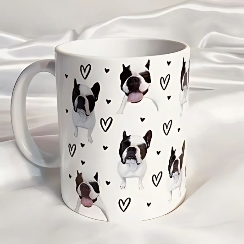 Caneca Porcelana Personalizada Com A Foto Do Seu Pet em Oferta na Shopee