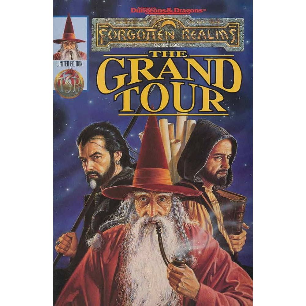 HQ Advanced Dungeons and Dragons The Grand Tour Forgotten Realms  1996 TSR Edição Limitada Ingles Original Importado