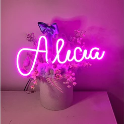 LETREIRO NEON LED PERSONALIZADO COM NOME