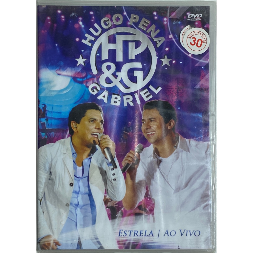 Hugo Pena & Gabriel - Estrela Ao Vivo - DVD Lacrado Original