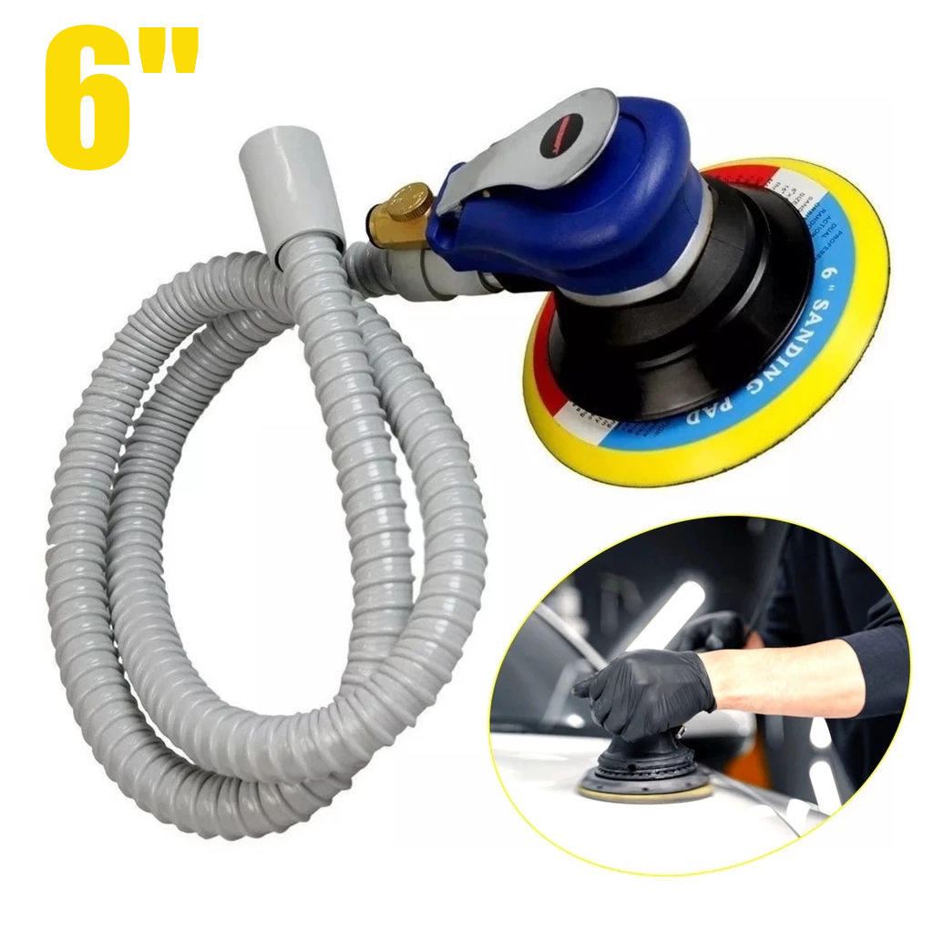 Lixadeira Orbital Pneumática 6 Pol Profissional Automotiva C/Acessórios em Oferta na Shopee