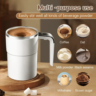 Caneca Vácuo De Elétrica Mixer Inox Automática Mistura Shake Café Chá Self Stirring Mug em Oferta na Shopee