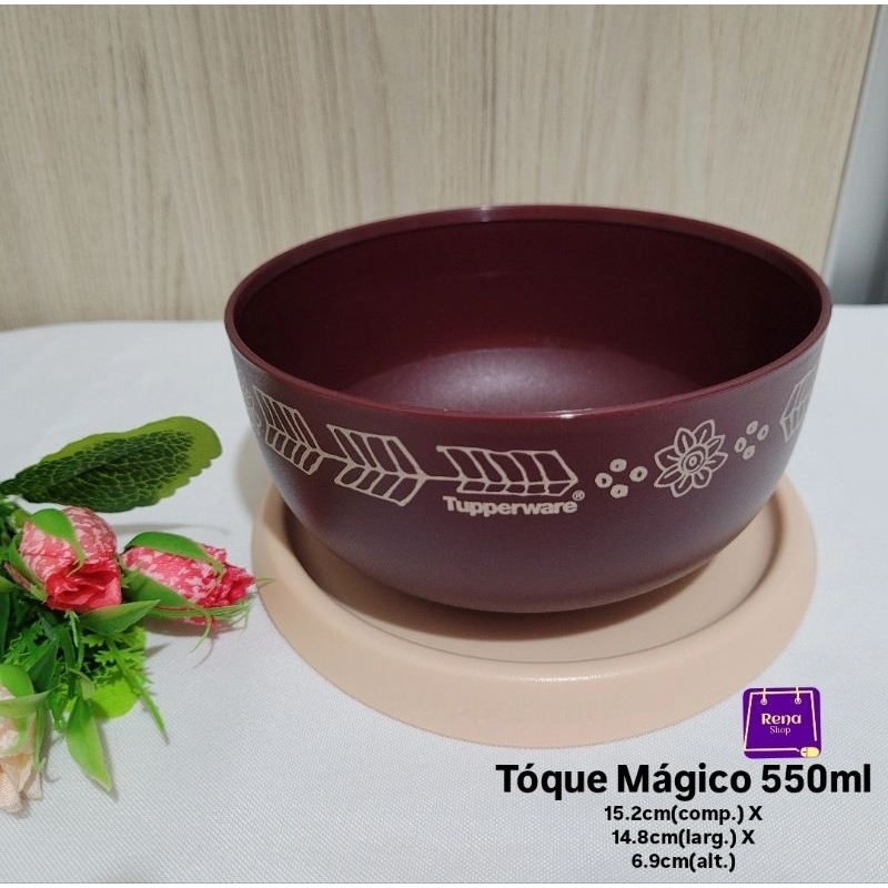 Tupperware Tigela Vasilha Tóque Mágico 550ml Cores Variadas - Original