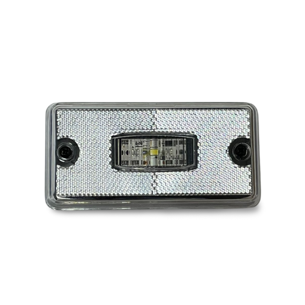Lanterna Lateral Cristal Retangular Led Bivolt Carreta Randon Facchini