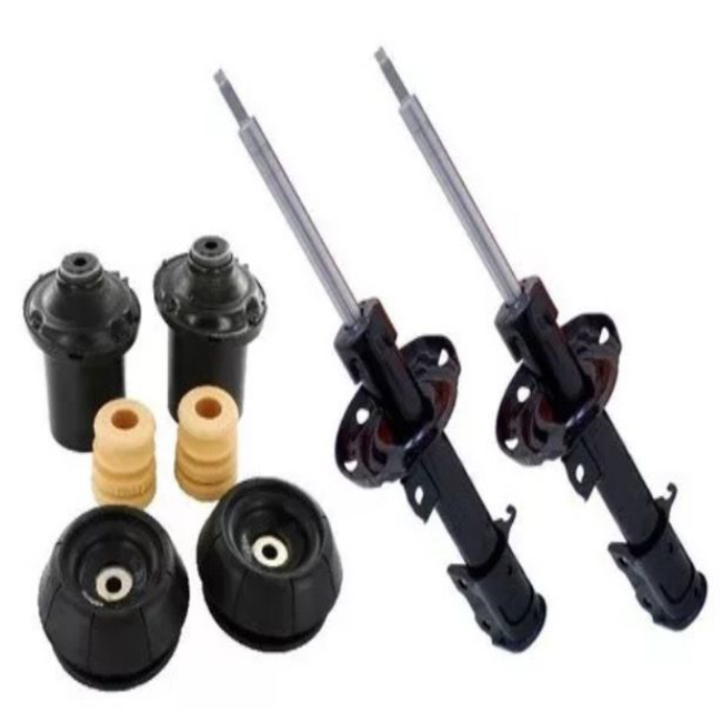 PAR AMORTECEDOR + KIT DIANTEIRO MERIVA /CORSA FRENTE MONTANA JOY MAXX /AGILE