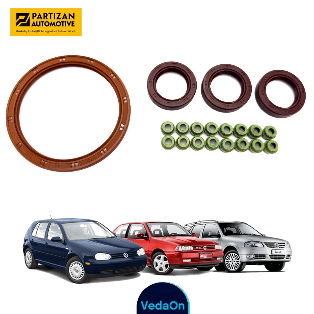 Kit Retentores Motor Vw Gol Golf Parati 2.0 16v ABF GTI AP 1995/2002