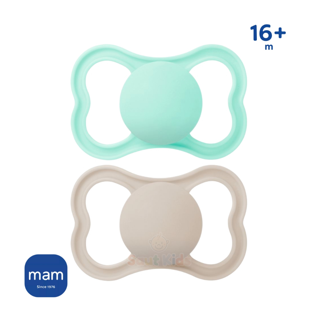 Chupeta MAM 16+M Supreme Embalagem Dupla Menina Menino Lançamento Bico igual Perfect Silicone