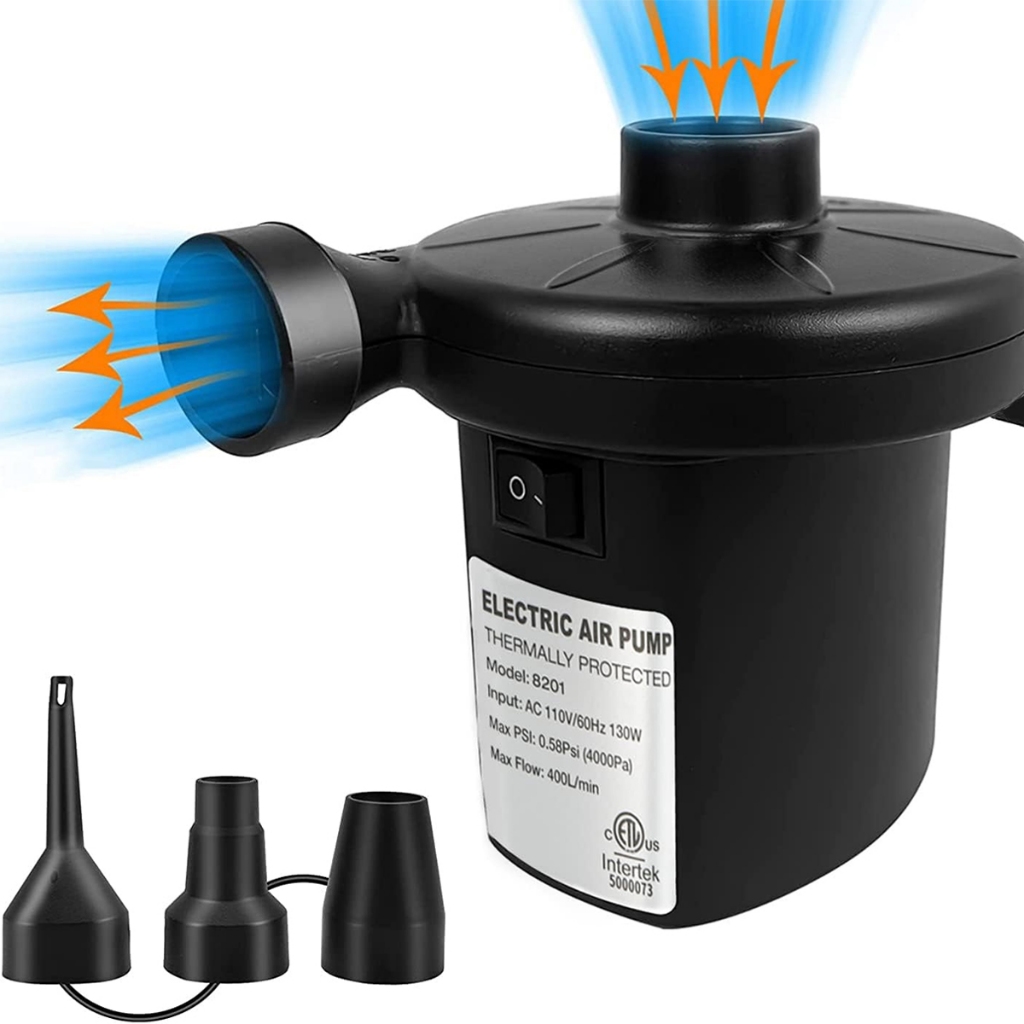 Bomba De Ar Elétrica Portátil Colchão De Ar Auto Bomba Inflável Inflador Dupla Função - Home & Living
