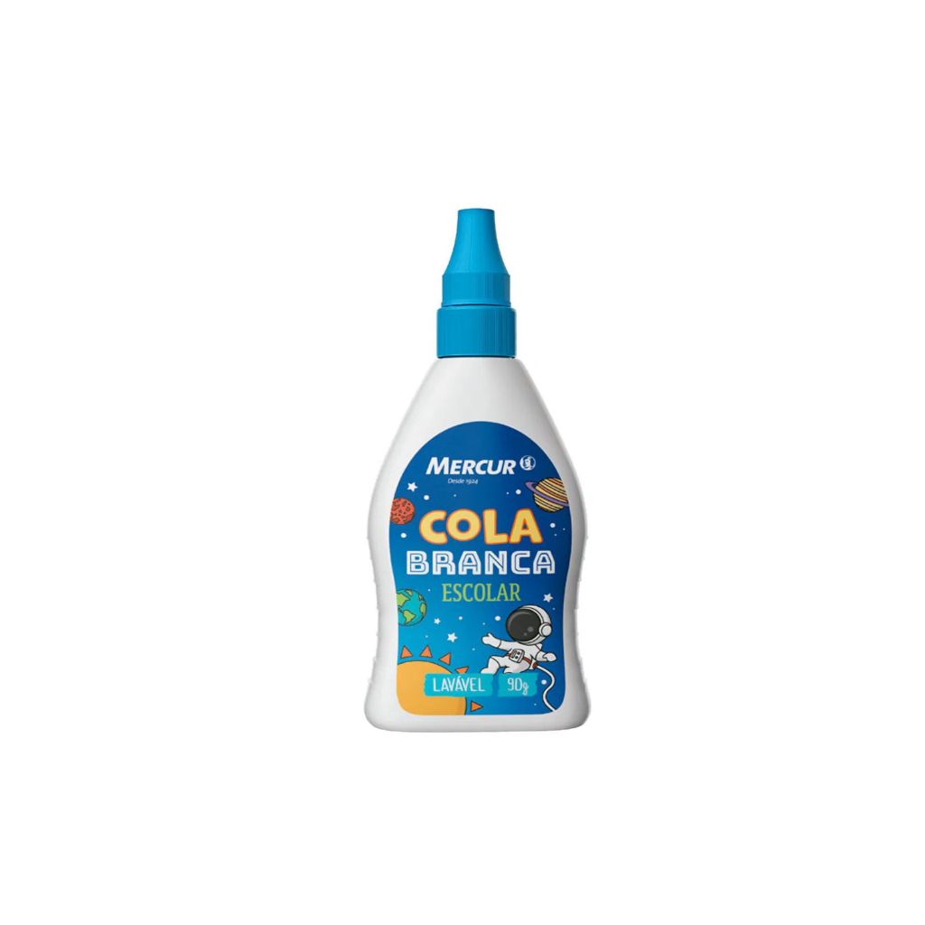 Cola Líquida Branca 90g Sistema Solar - Mercur em Oferta na Shopee