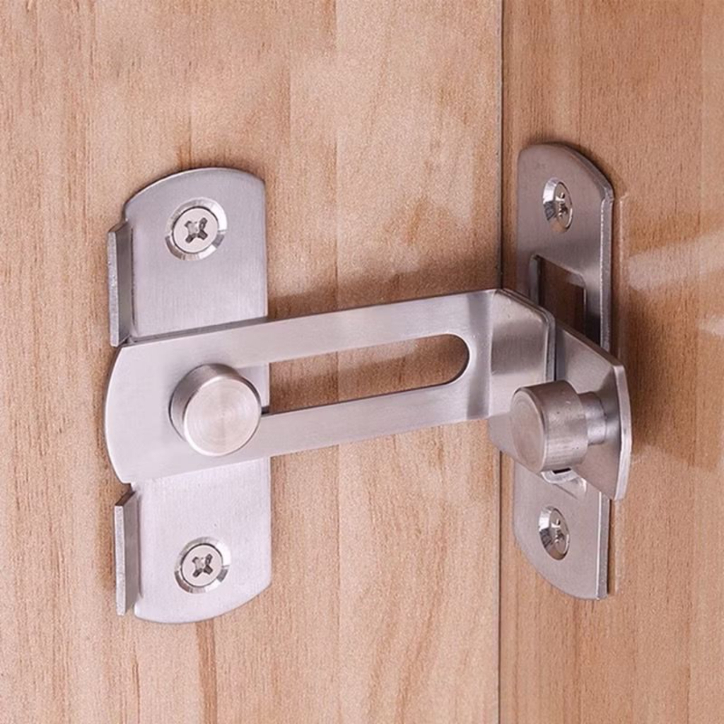 Trava Tranca Angular 90o Graus Canto Janela Fechadura Porta Fecho Segurança Ladrão Casa Apartamento