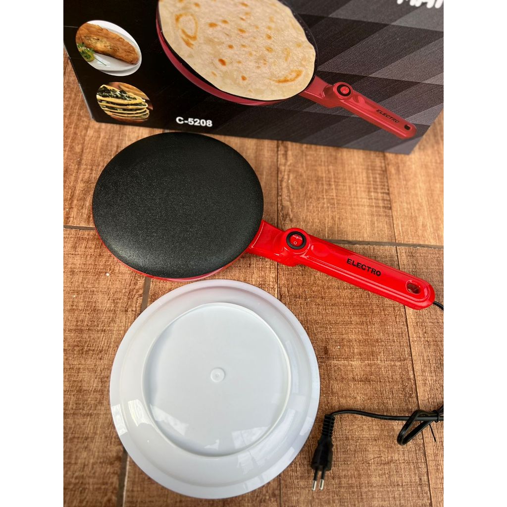 Panquequeira Elétrica  220v Panqueca Rápida e Prática Crepeira!! Práticidade na Sua Cozinha!