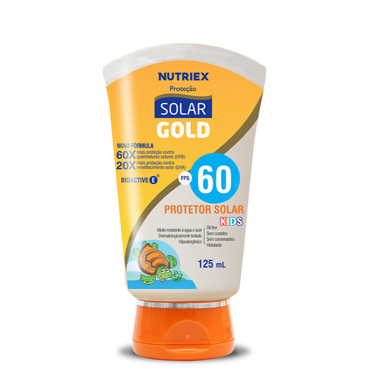 Protetor Solar Corporal Kids FPS 60 Toque Seco 125ml Solar Gold