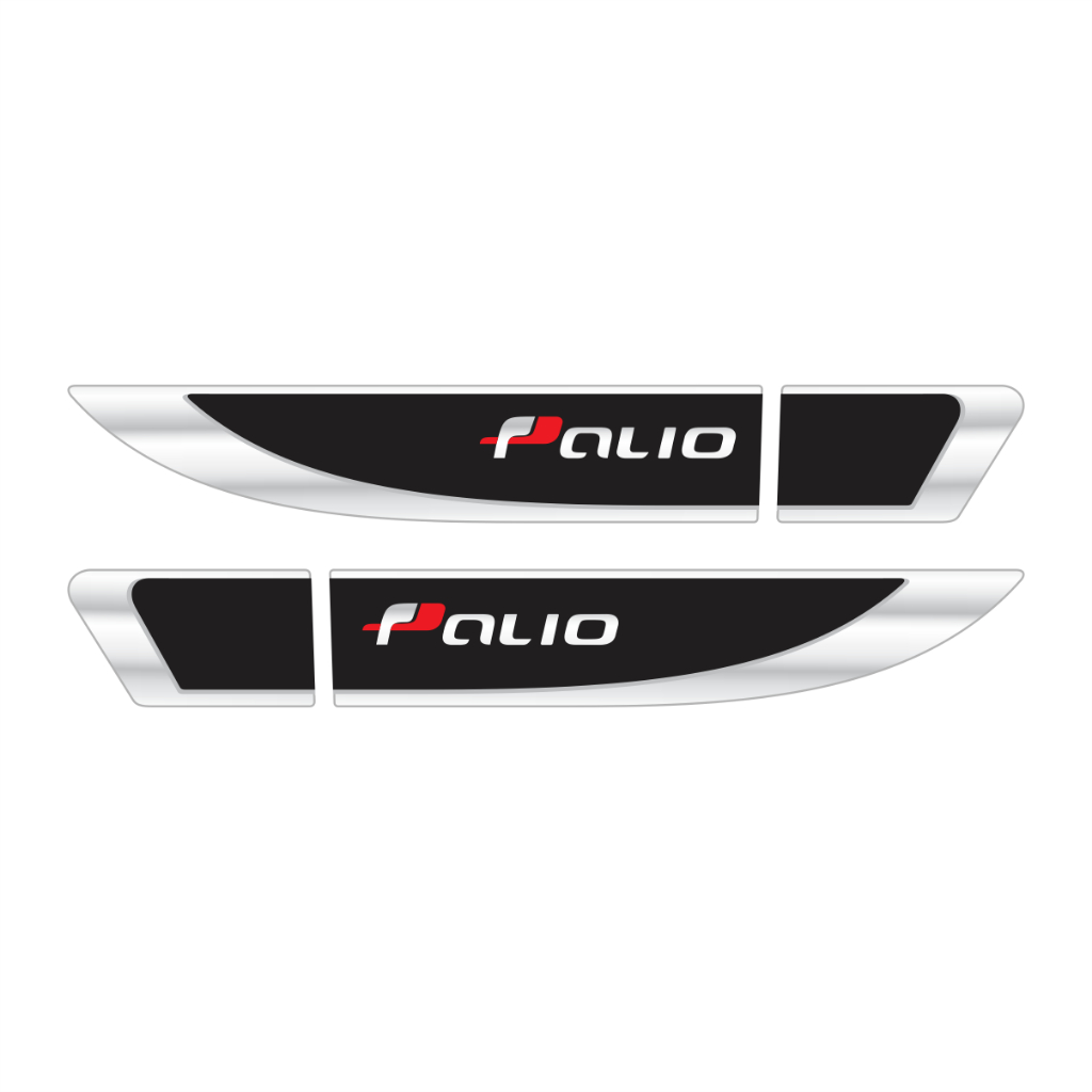 Par Aplique De Paralama Fiat Palio Resinado Premium