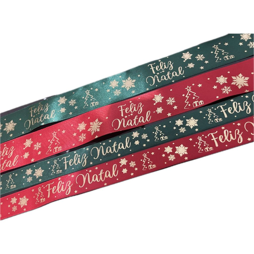 Fita 22 mm Feliz Natal 10 METROS