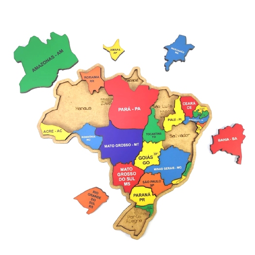 Mapa Brasil Colorido: Onde Comprar | BuscaProdutos