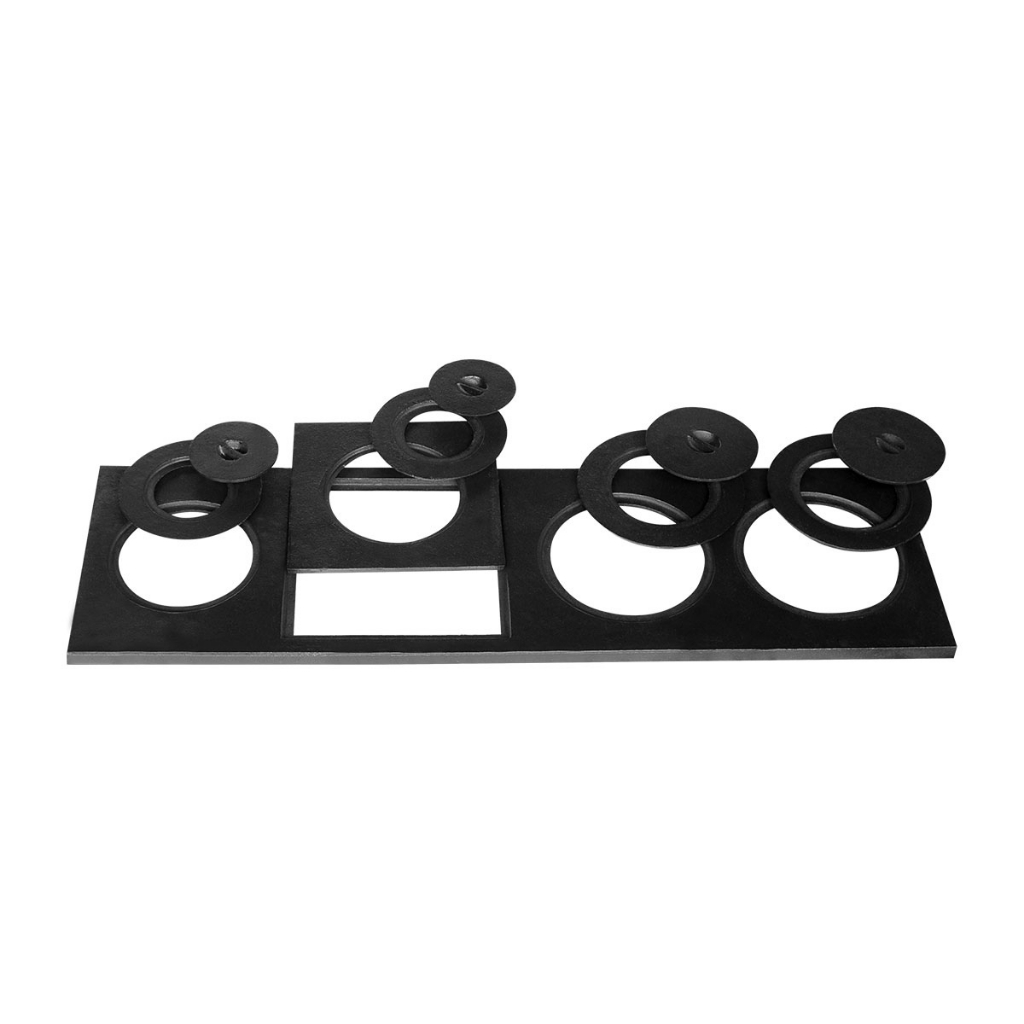 Kit Chapa 4 Furos Com Redução E Tampa Para Fogão A Lenha E Bifeteira De Ferro Fundido em Oferta na Shopee