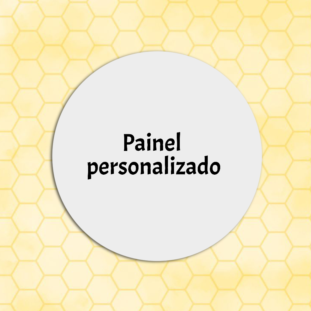 PAINEL REDONDO PERSONALIZADO