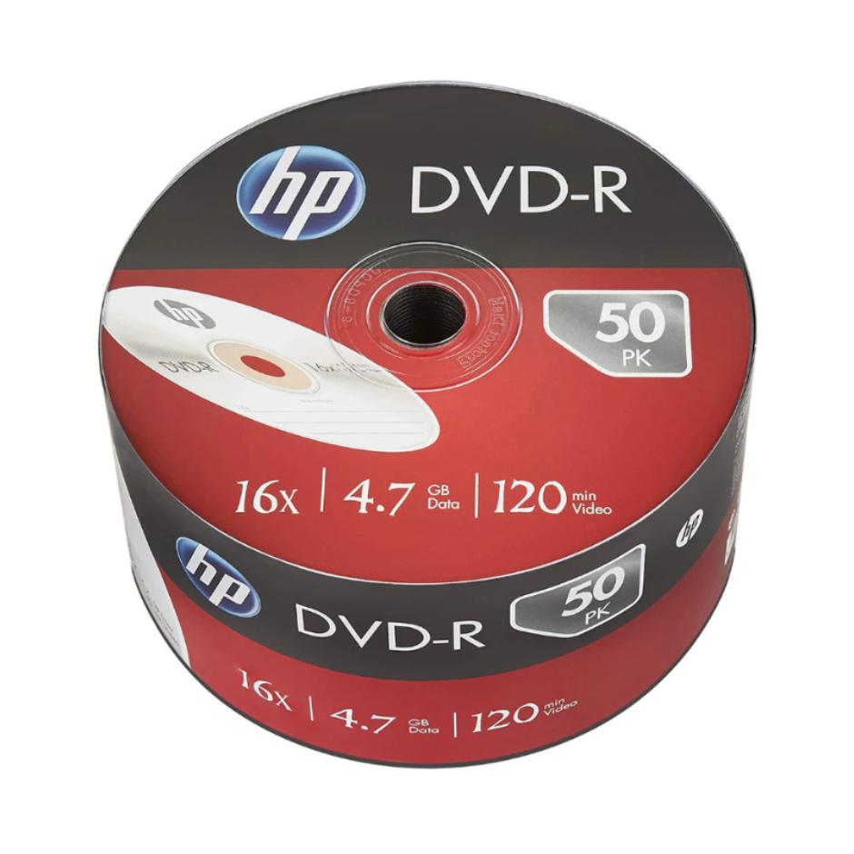 05 Dvd-r Hp 4.7gb 16x - Gravação Rápida Grava Jogos PS2 Filmes Bekup