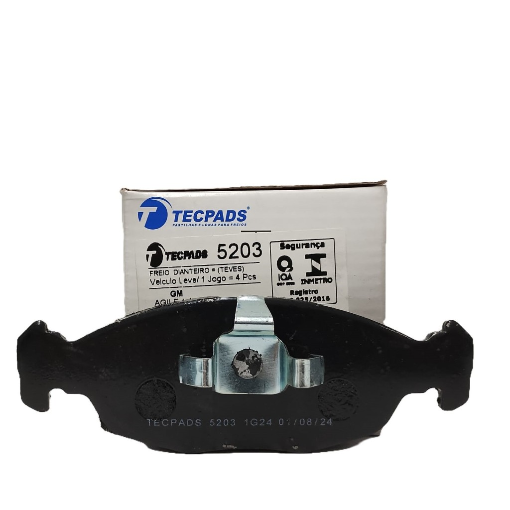 Pastilha de Freio Diant Chevrolet Celta / Corsa / Agile / Montana / Prisma - TECPADS 5203