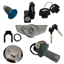 Kit Chave Ignição Cg 150 Titan 2004 2005 2006 2007 2008 C/Bloqueador