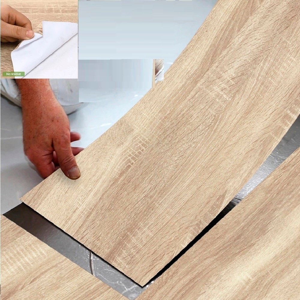 Kit 50 Adesivos Para Piso Vinílico Autocolante Com Textura Vários Modelos - Home & Living