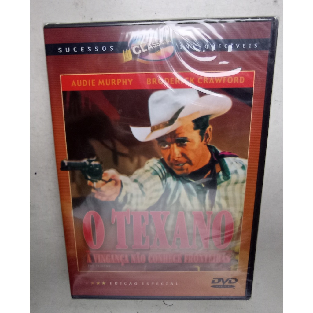 Dvd - O Texano - A Vingança Não Conhece Fronteiras - Lacrado