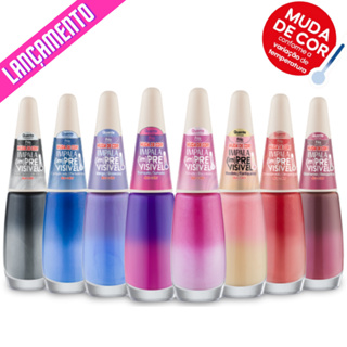 ESMALTE IMPALA COLEÇÃO (IM)PREVISÍVEL DUO COLOR - MUDA DE COR !! em Oferta na Shopee